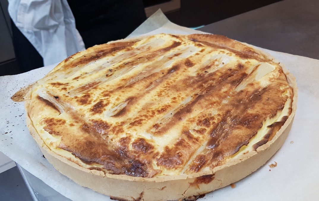 Tarte aux asperges