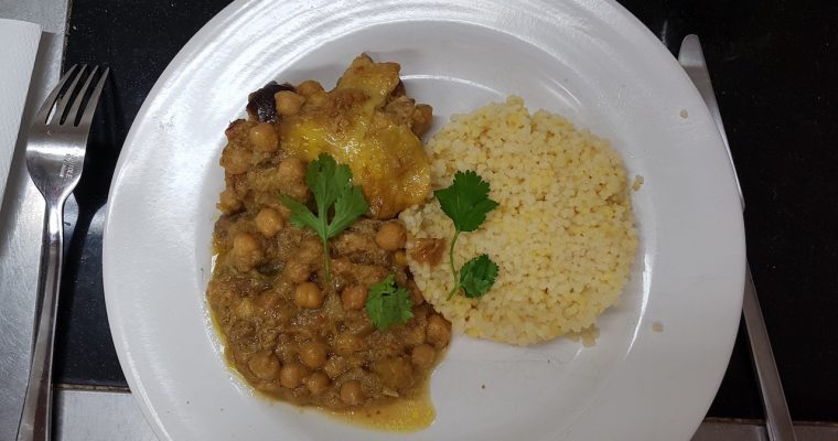 Tajine rhubarbe-aubergine