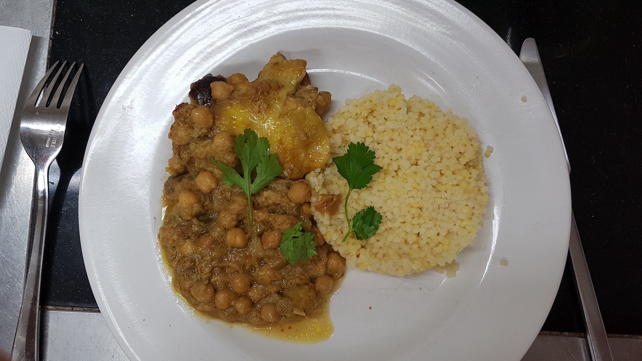 Tajine rhubarbe-aubergine