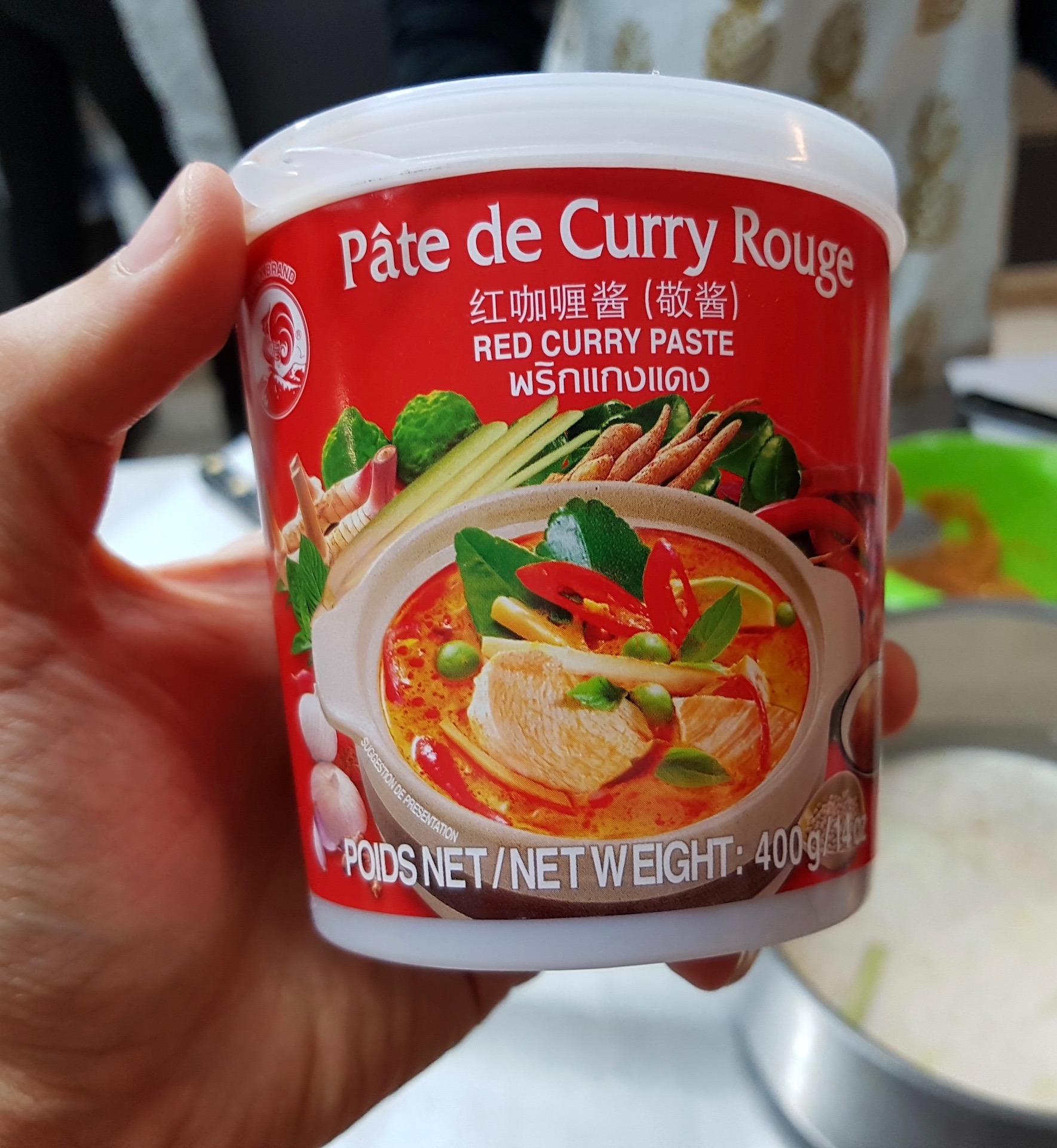 PATE DE CURRY ROUGE