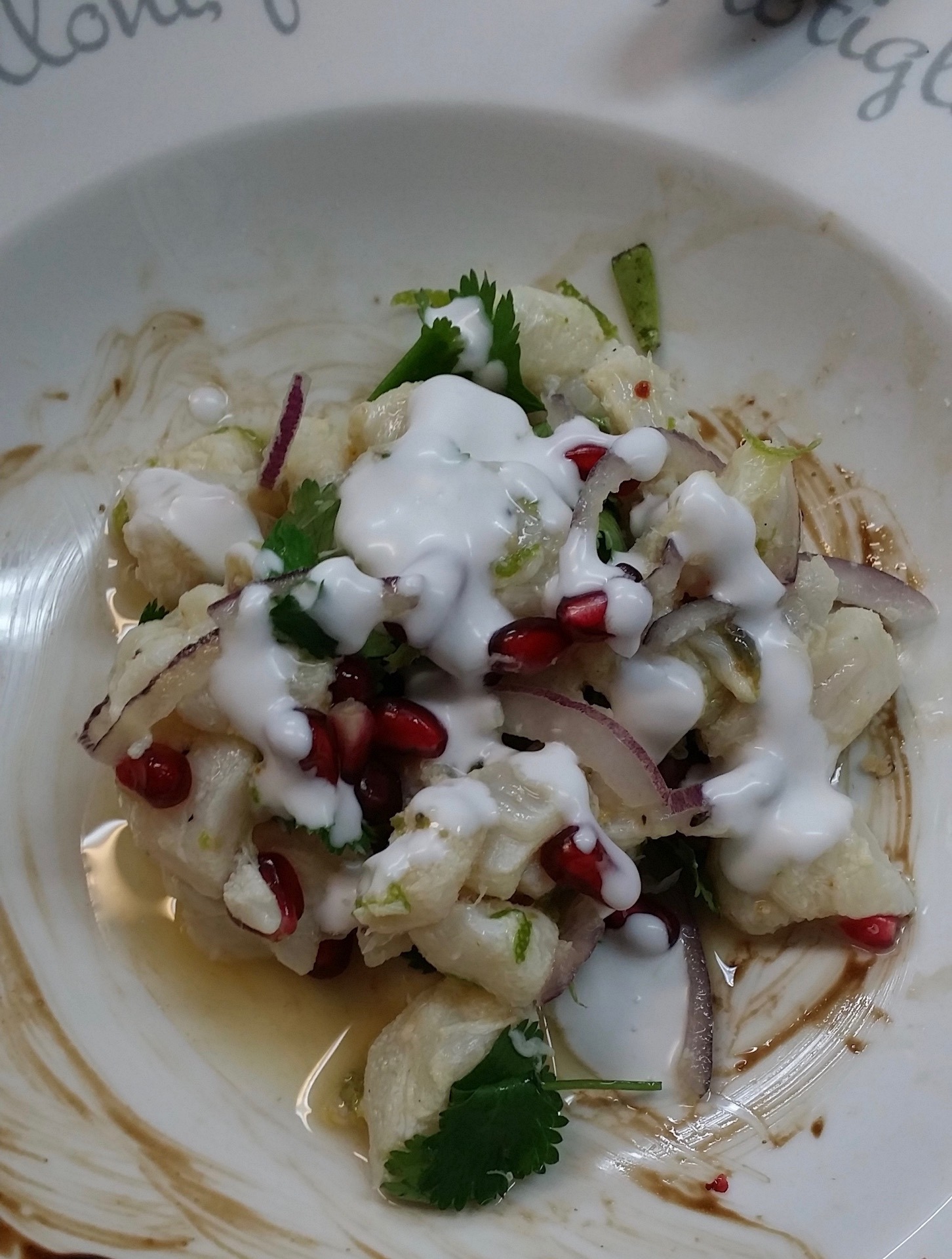 Ceviche de cabillaud