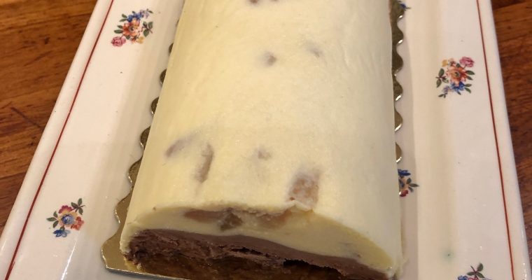 Bûche Marrons Poires Chocolat