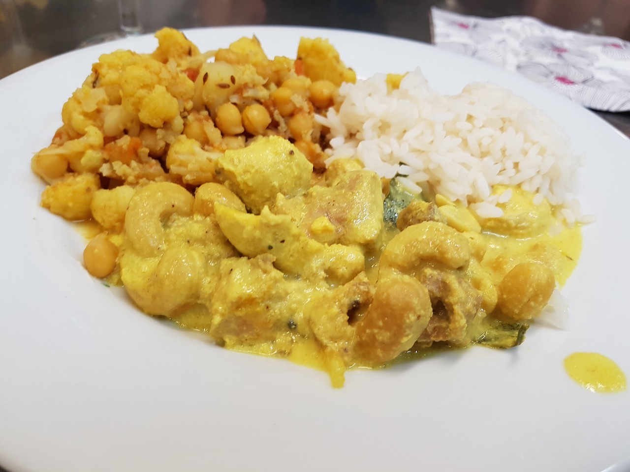 POULET ou AGNEAU KORMA