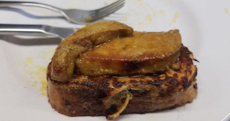 Pain perdu au foie gras