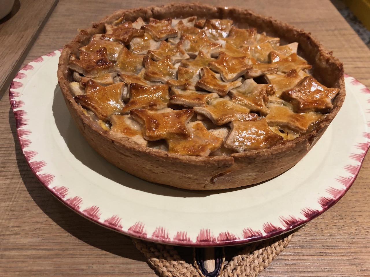 Tarte aux poires à la cannelle