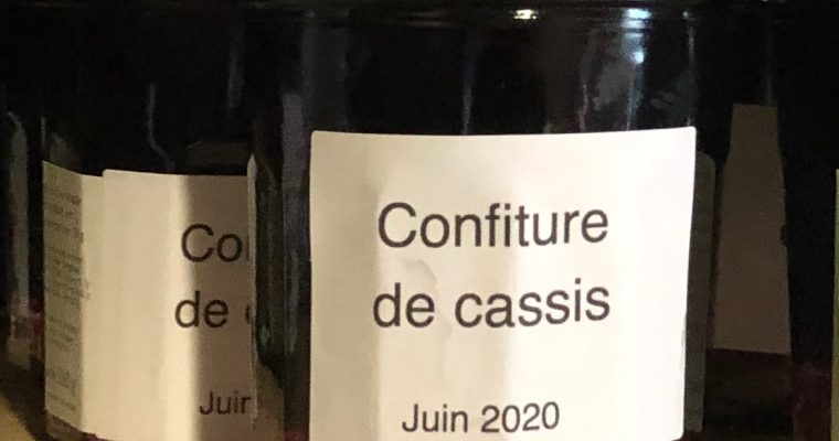 Confiture cassis